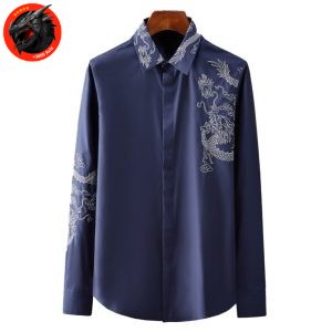 Chemise Col Brodé