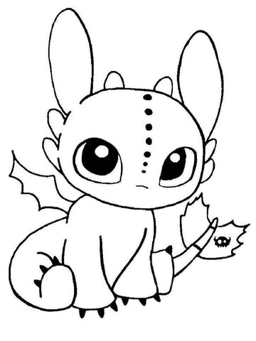 coloriage bébé krokmou