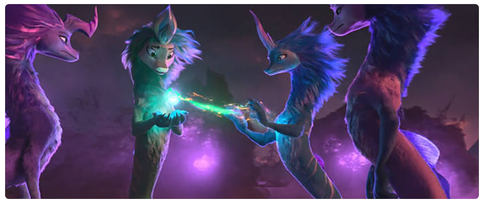 création de la pierre du dragon raya et le dernier dragon