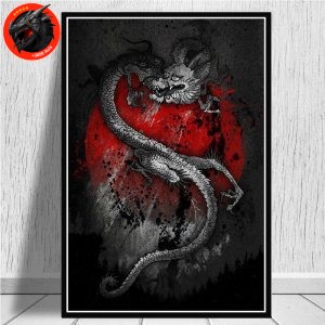 toile dragon asiatique