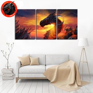 tableau dragon de feu