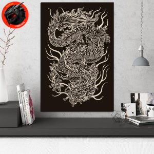 toile dragon asiatique