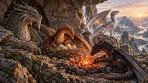 Quatre dragons réunis dans un clan fantastique aux rôles complémentaires